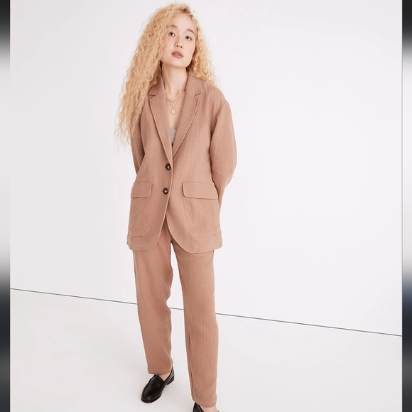 Madewell Jackets & Blazers - Madewell cotton-linen Larsen Blazer GUC